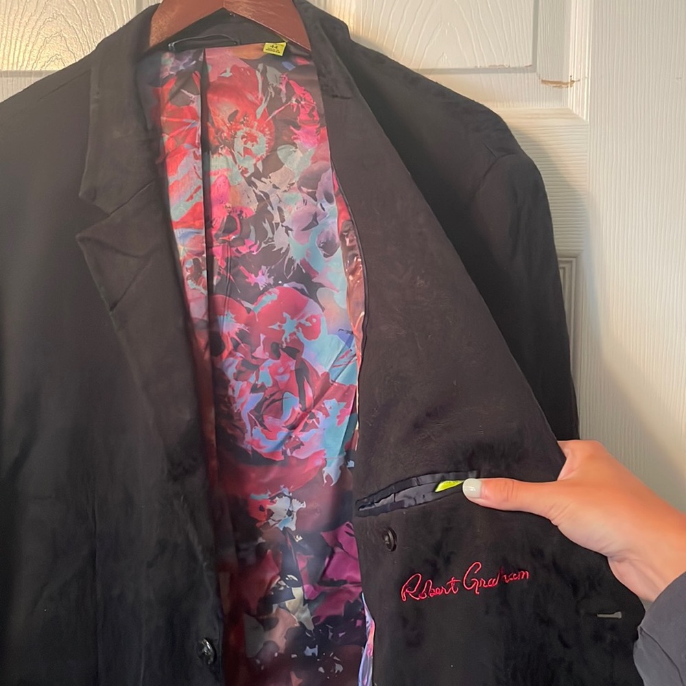 Robert Graham black Suit jacket